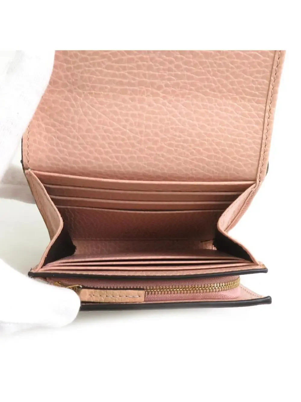 Auth Gucci Gg Marmont Bifold Wallet #280357G26B